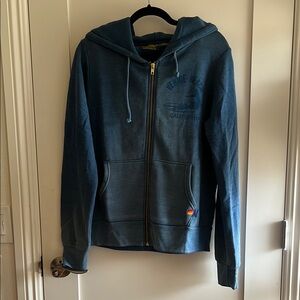 Aviator Nation faded water Venice unisex hoodie in size small